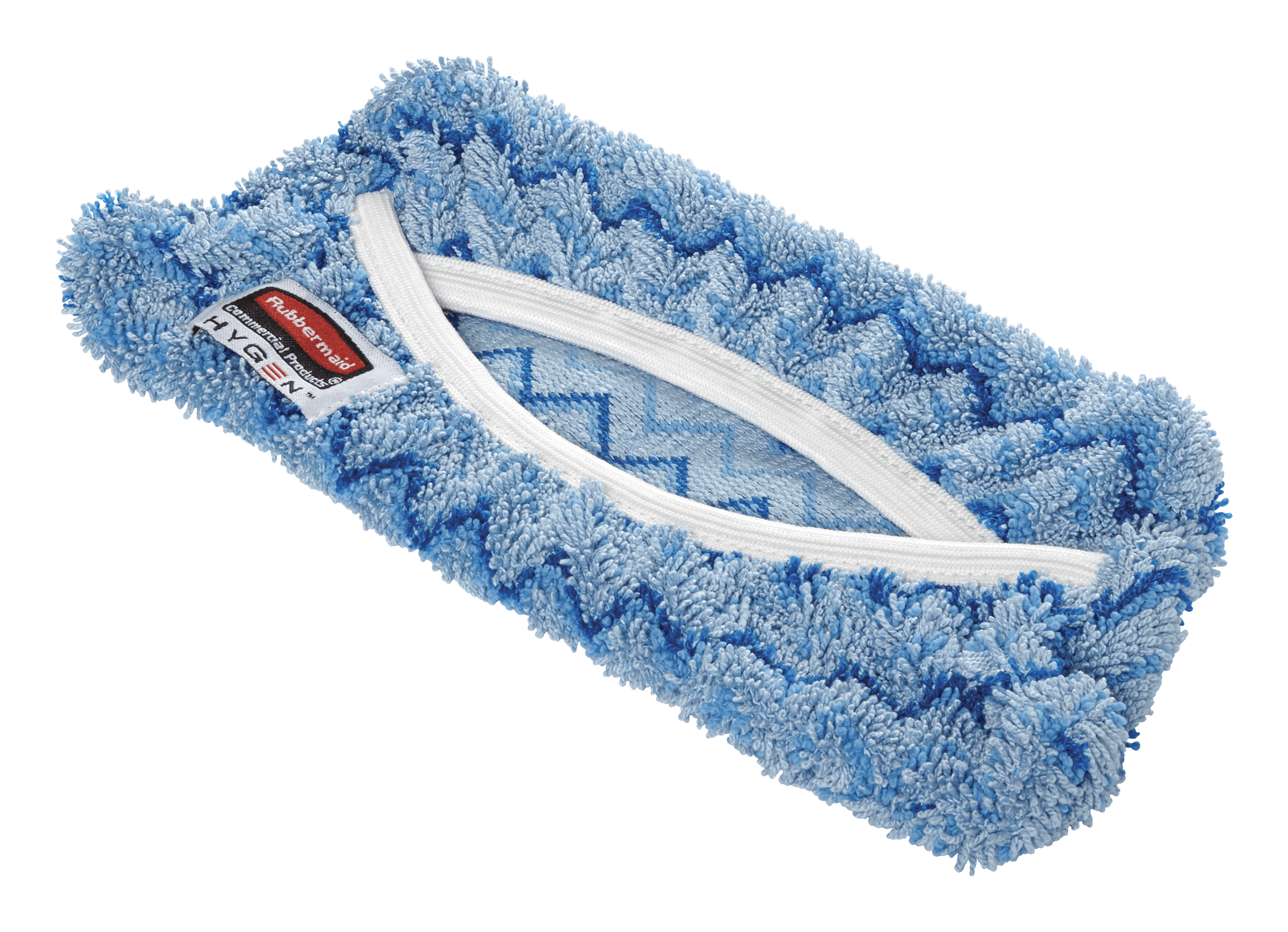 Hygen™ Flexi Frame Mop Cover Blue Microfiber 12/Case