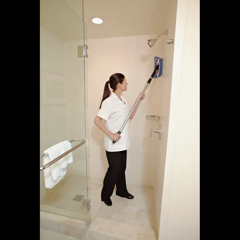 Hygen™ Flexi Frame Mop Cover Blue Microfiber 12/Case