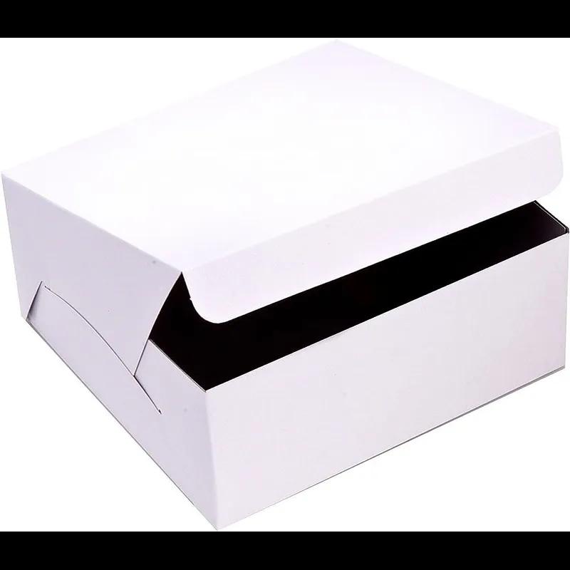 Cake Container & Lid Combo 10X10X5 IN Manual Lock 100 Count/Box