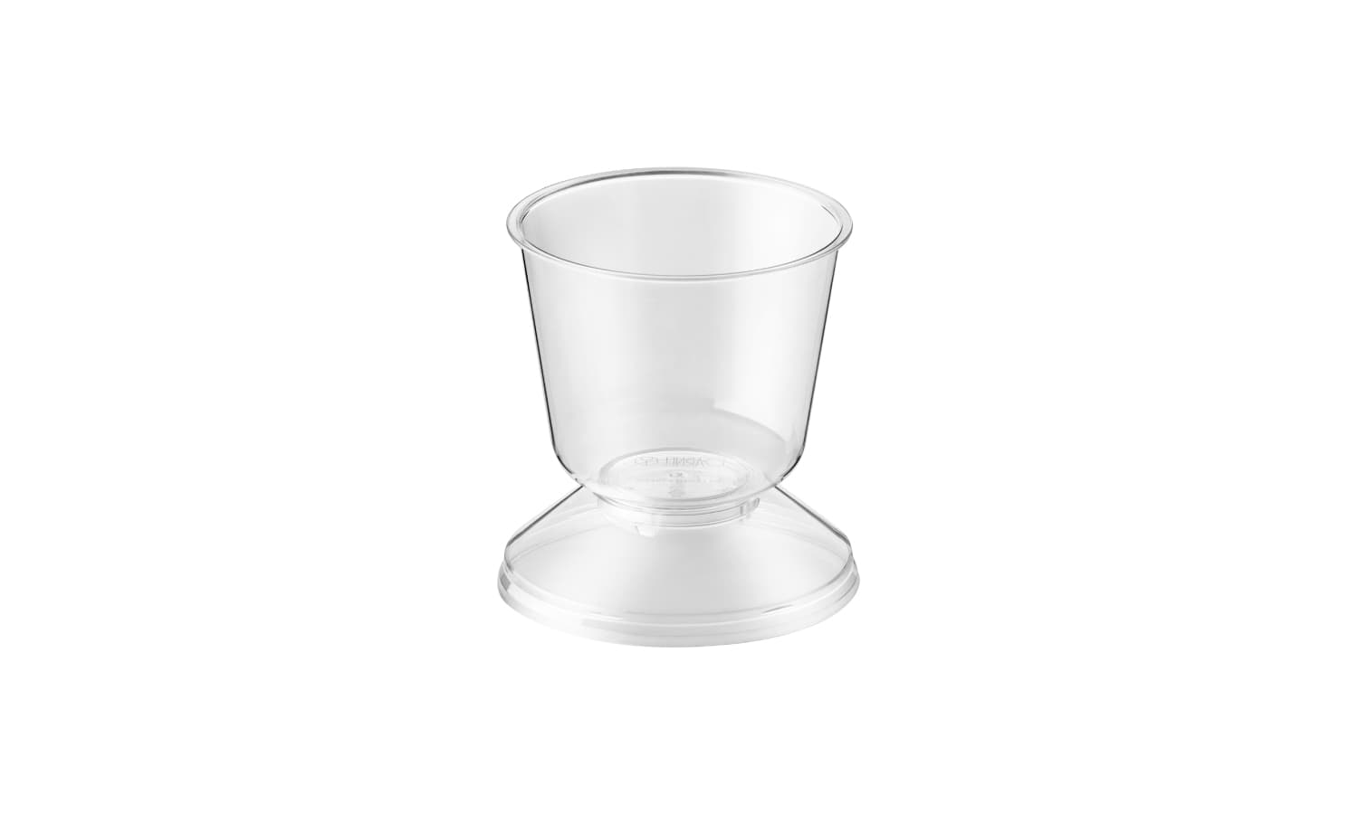 Venetian Bowl & Lid Combo 5 OZ PS Clear 500/Case
