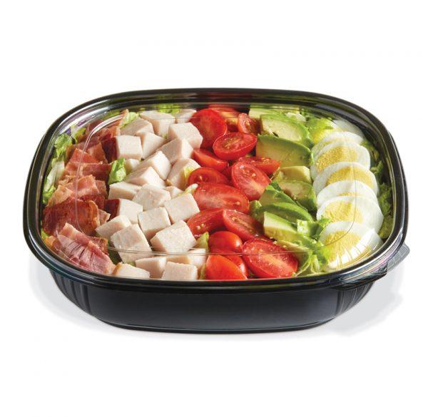 Fresh 'n Clear® Bowl Large (LG) 48 OZ PET Black 150/Case
