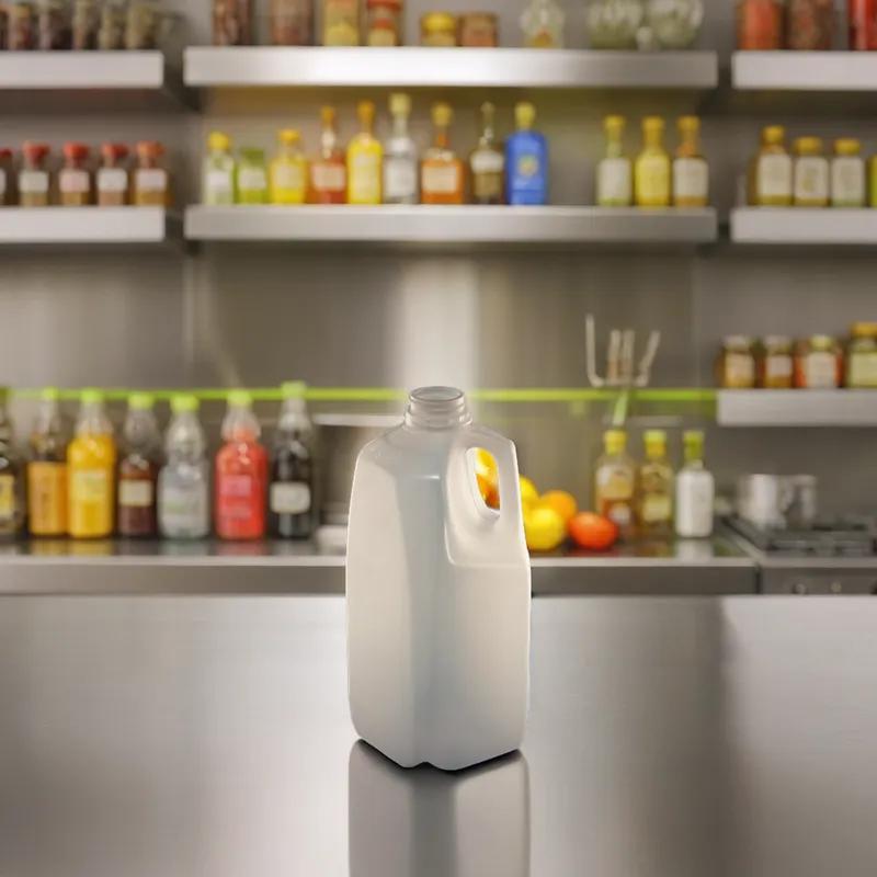 Bottle 64 OZ HDPE DBJ Finish Screw Top 108/Bundle