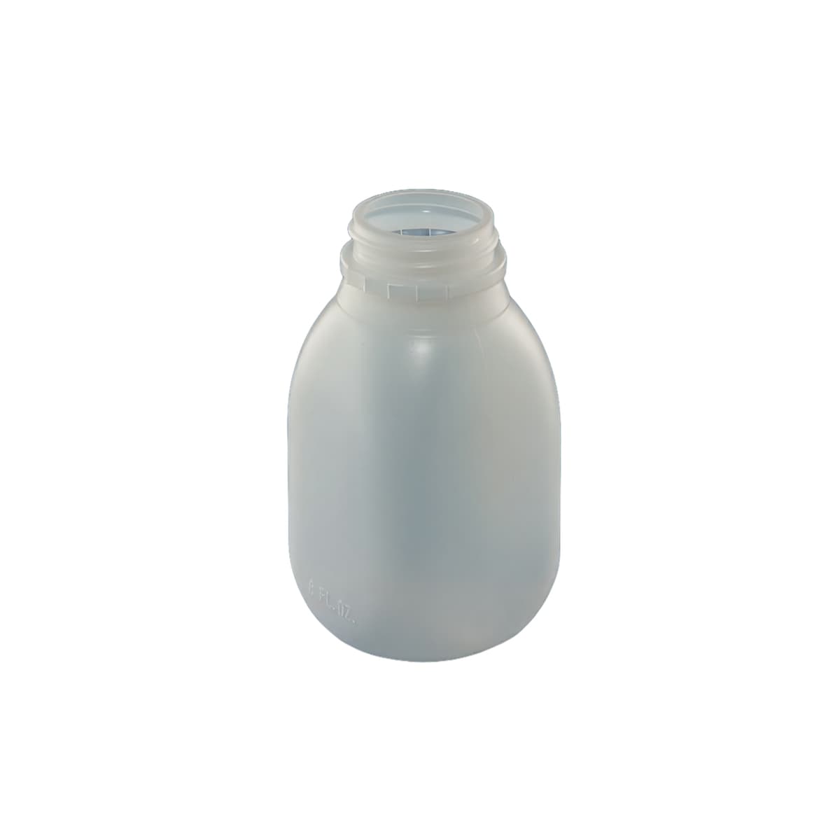 Bottle 8 OZ HDPE DBJ Finish Screw Top 500/Case