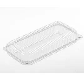 Polar Pak® Danish Stollen Hinged Container With Dome Lid 13.33X6.68X2.58 IN PET Clear Rectangle 200/Case