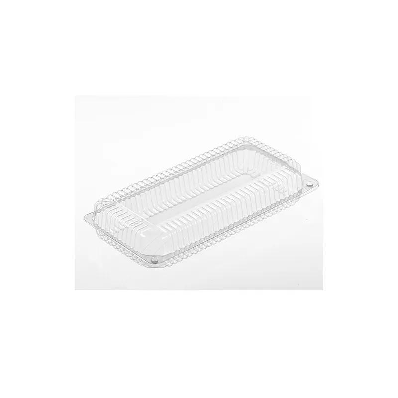Polar Pak® Danish Stollen Hinged Container With Dome Lid 13.33X6.68X2.58 IN PET Clear Rectangle 200/Case