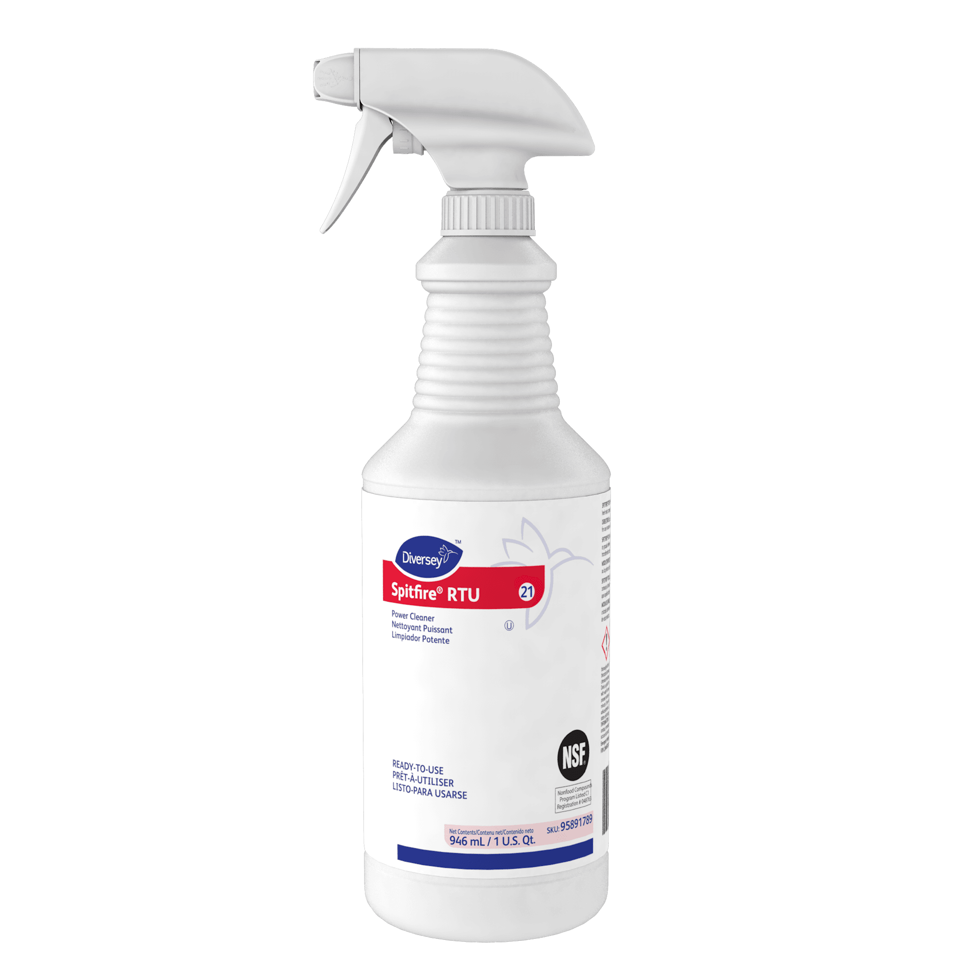 Spitfire® SC Fresh Scent All Purpose Cleaner 32 FLOZ Multi Surface Heavy Duty Liquid RTU Kosher 12/Case