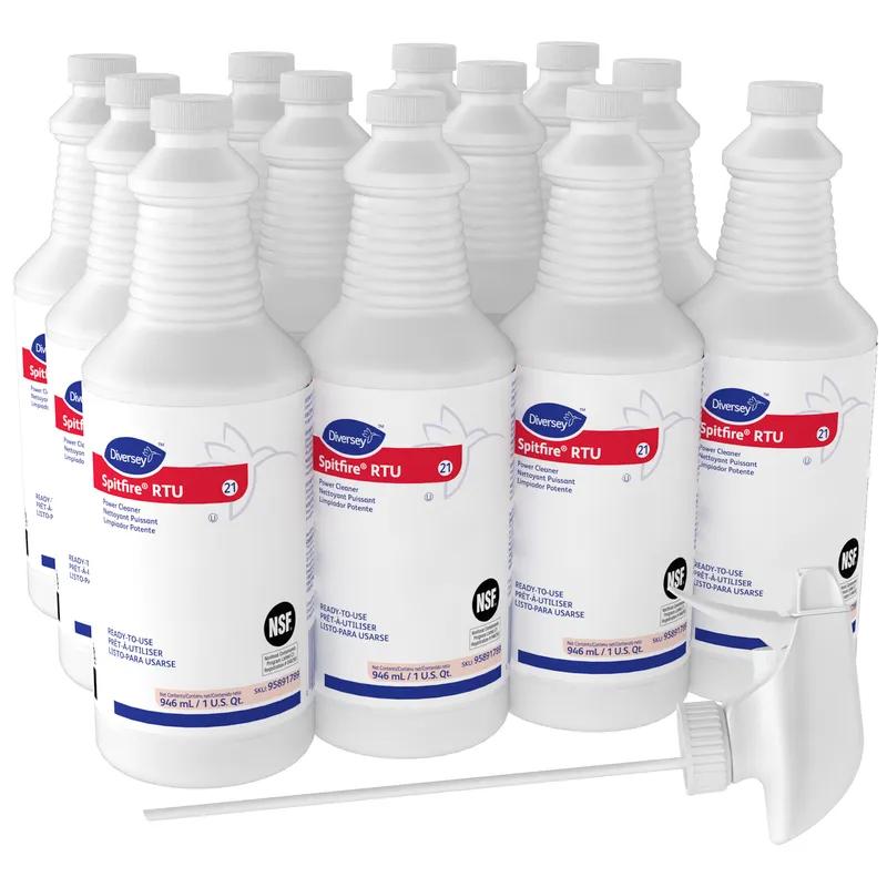 Spitfire® SC Fresh Scent All Purpose Cleaner 32 FLOZ Multi Surface Heavy Duty Liquid RTU Kosher 12/Case