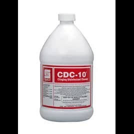 CDC-10® Floral Disinfectant 1 GAL Multi Surface Alkaline RTU Quat Clinging 4/Case