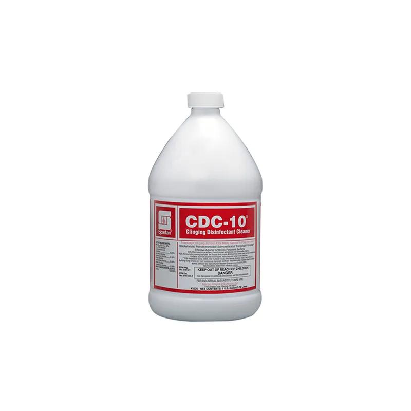CDC-10® Floral Disinfectant 1 GAL Multi Surface Alkaline RTU Quat Clinging 4/Case