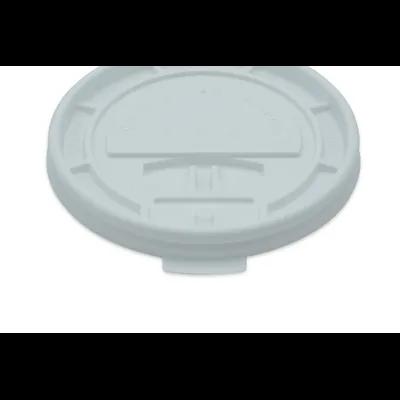 Victoria Bay Lid Flat PS White For 10-20 OZ Hot Cup 1000/Case
