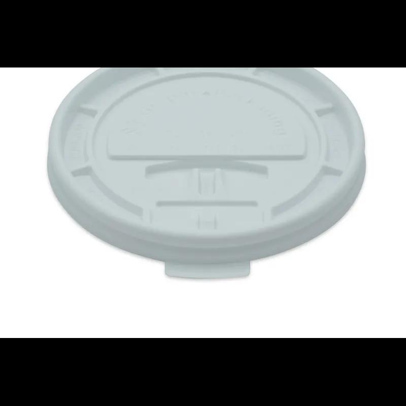 Victoria Bay Lid Flat PS White For 10-20 OZ Hot Cup 1000/Case