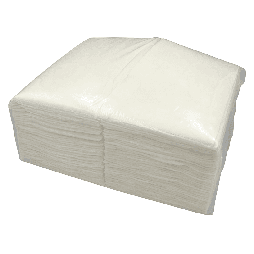 Dinner Napkins 15X17 IN White Paper 2PLY 1/8 Fold 2600/Case