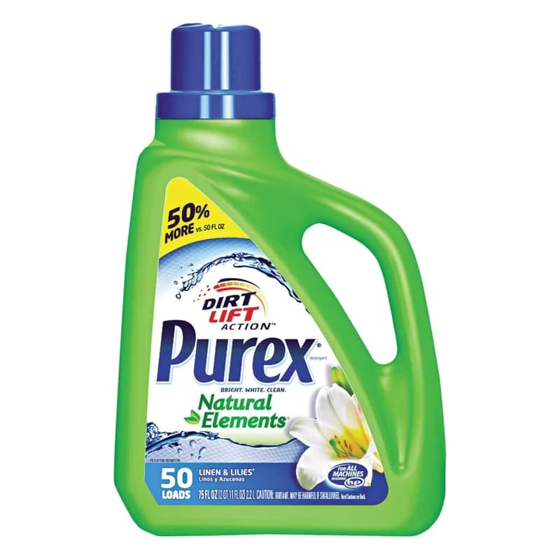 Purex® Natural Elements® Linen & Lilies® Linen Lilies Laundry Detergent 75 OZ Liquid No Dye 6/Case