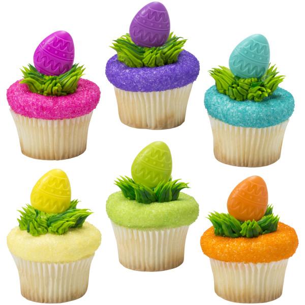 Cake & Cupcake Topper Pick 1.2X0.3X2.85 IN Assorted Easter Egg 144/Each