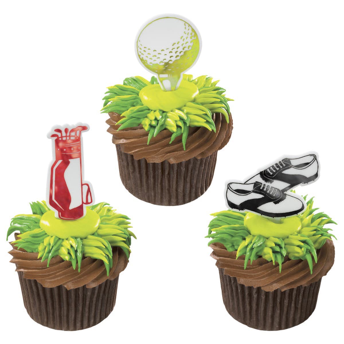 Cake & Cupcake Topper Pick Golf 144/Each
