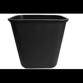 Trash Can 28 QT Black Rectangle 1/Each