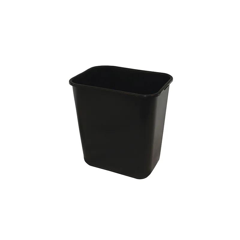 Impact® Trash Can 15.7X10.2X15.1 IN 7 GAL 28 QT Black Rectangle Plastic Deskside Soft Sided 1/Each