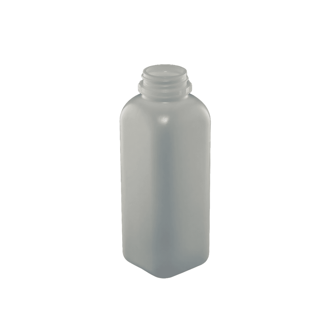 Bottle 16 OZ HDPE DBJ Finish Screw Top 450/Case