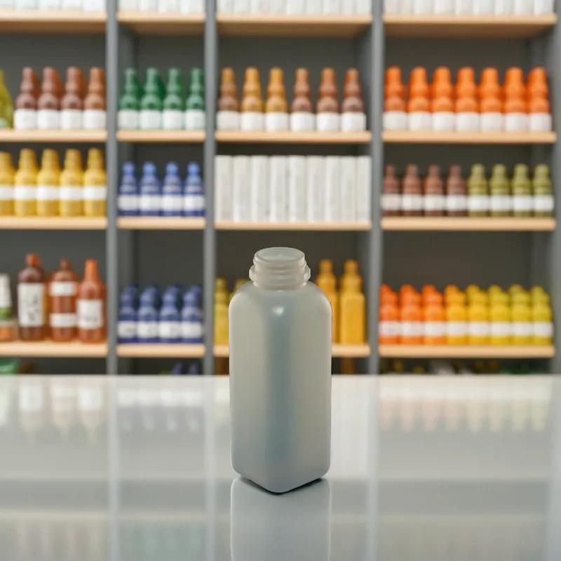 Bottle 16 OZ HDPE DBJ Finish Screw Top 450/Case