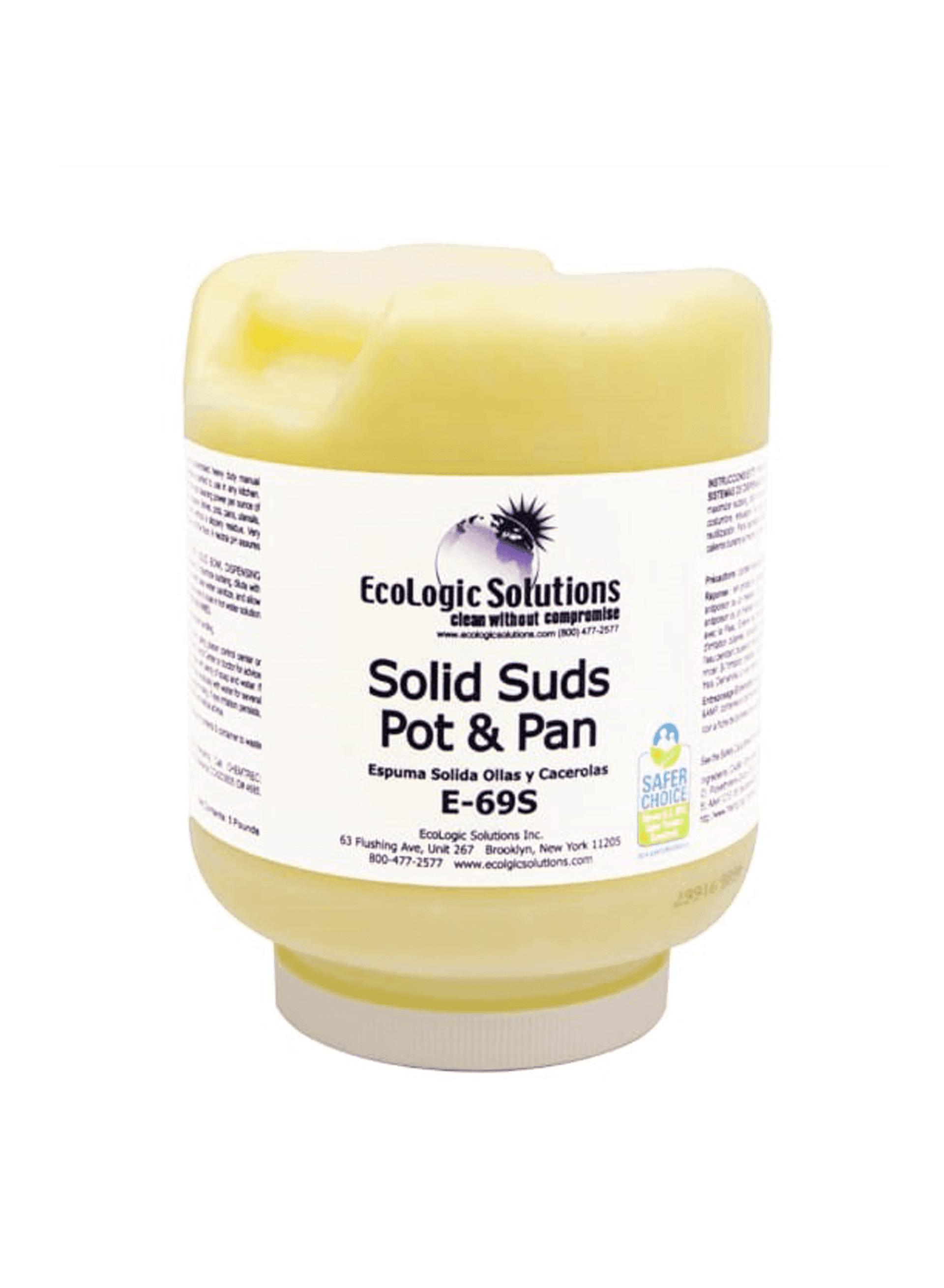 EcoLogic Solutions Manual Pot & Pan Detergent 5 GAL Liquid 1/Pail