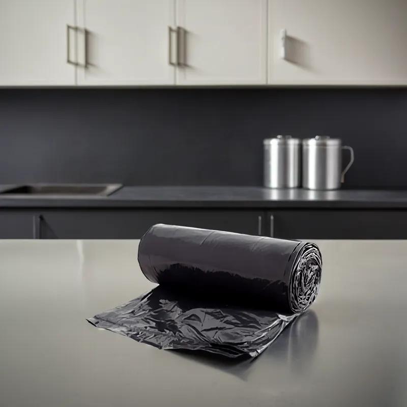 Can Liner 38X58 IN Black Plastic 1.7MIL 100/Case