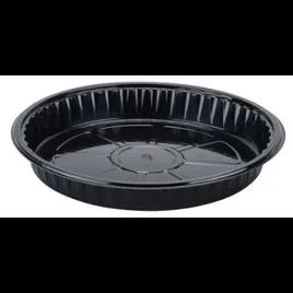 Cake Baking Tray 10X1.25 IN Plastic Black Round Oven Safe 200/Case