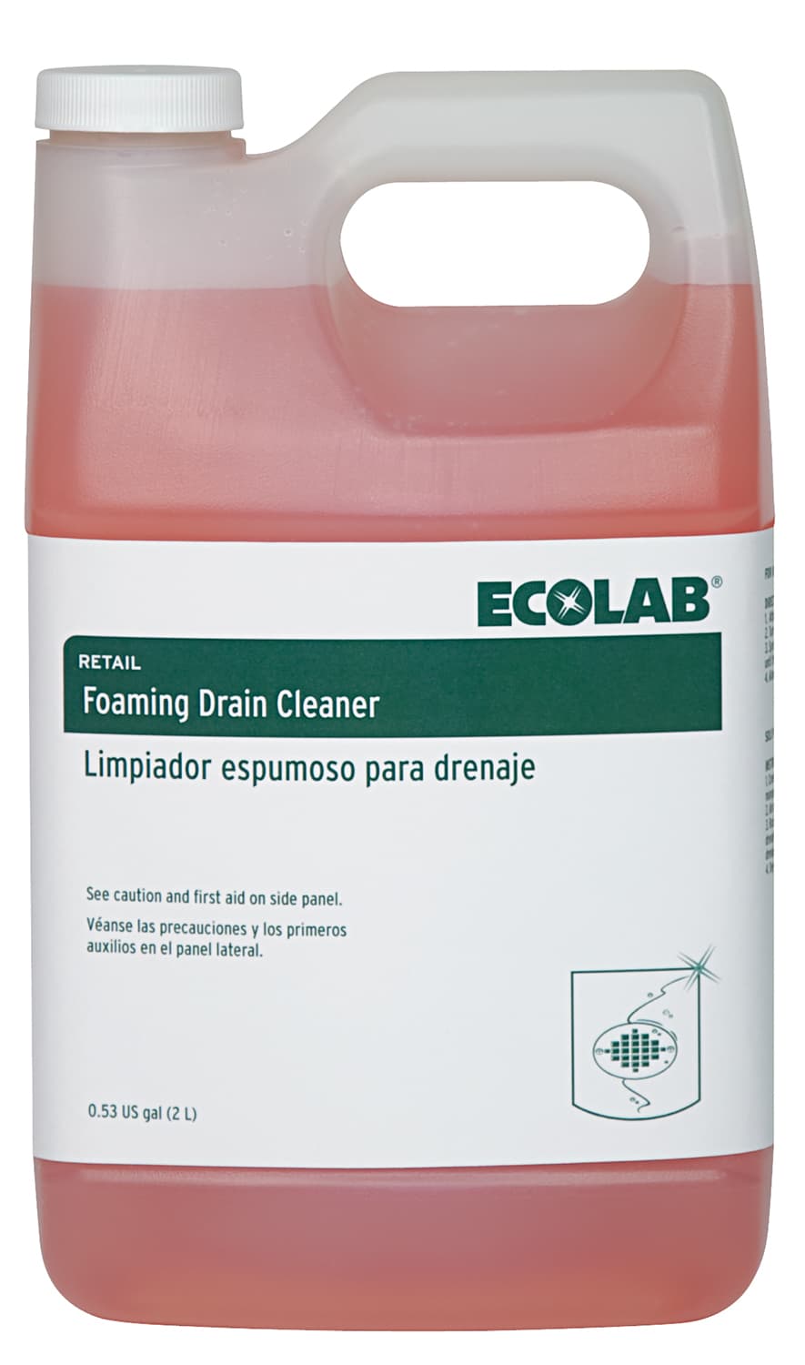 Citrus Scent Drain Cleaner 2 L Foam No Rinse Retail 2/Case
