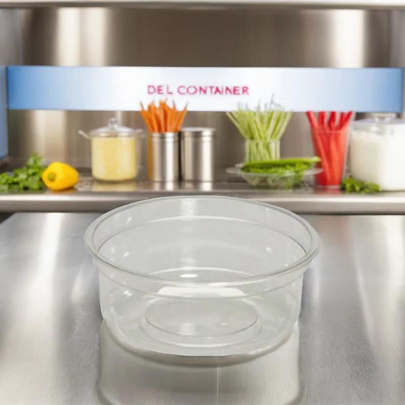 Deli Container Base 17 OZ PET Clear 300/Case