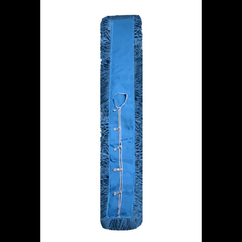 Dust Mop Head 5IN X60FT Blue Microfiber Static Charged 1/Each