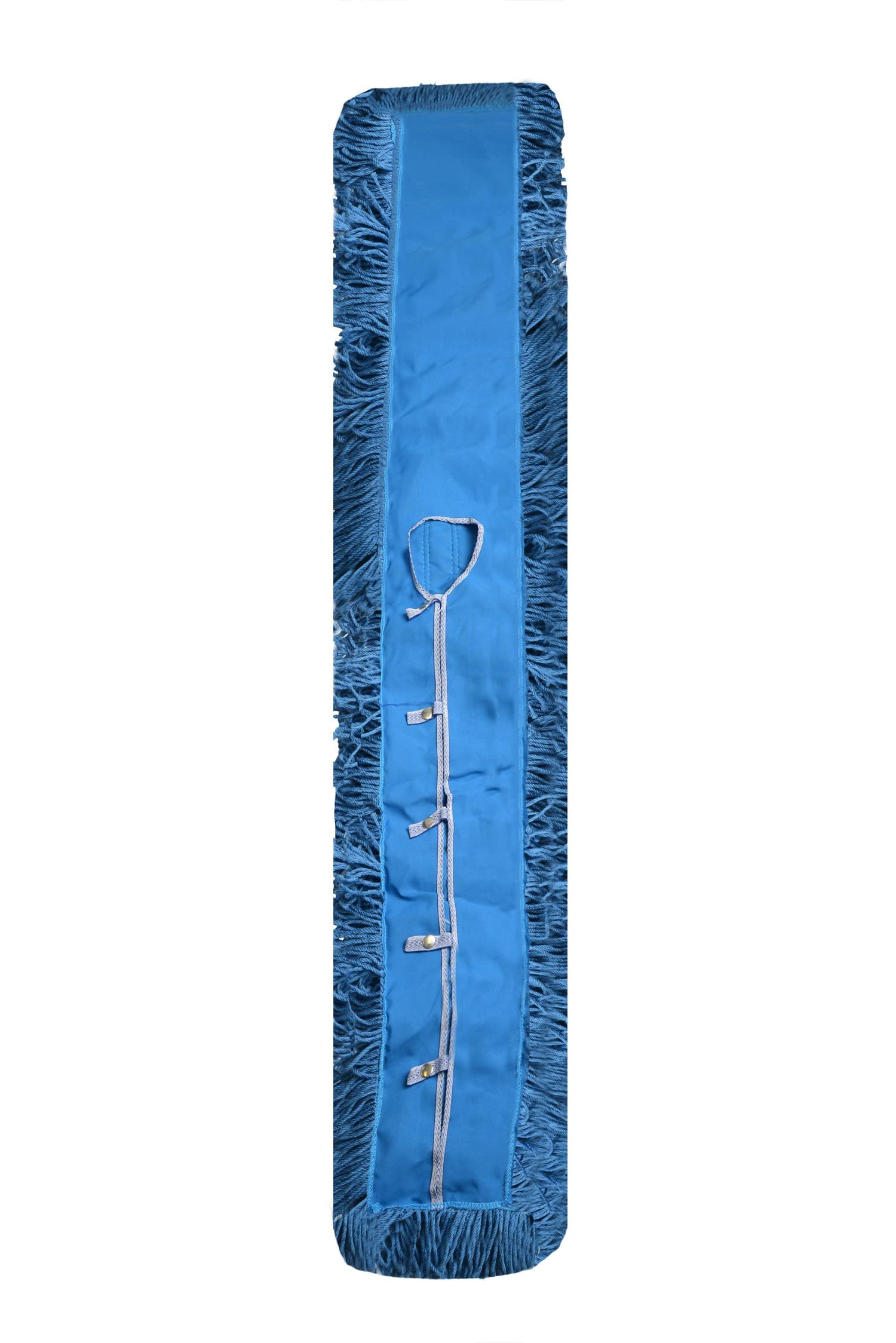 Dust Mop Head 5IN X60FT Blue Microfiber Static Charged 1/Each