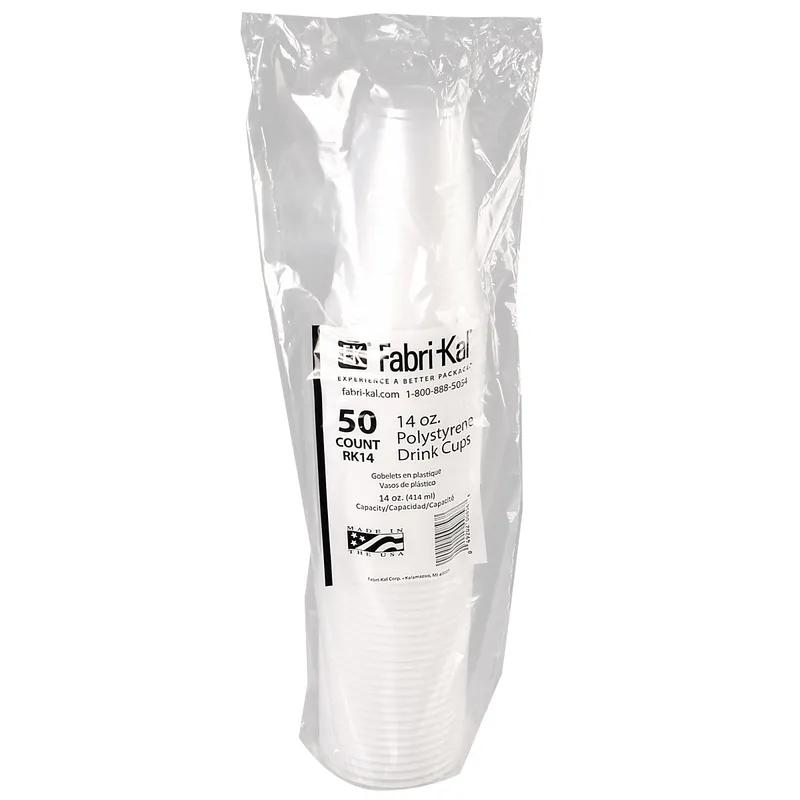 RK Cold Cup 14 OZ HIPS Translucent 1000/Case