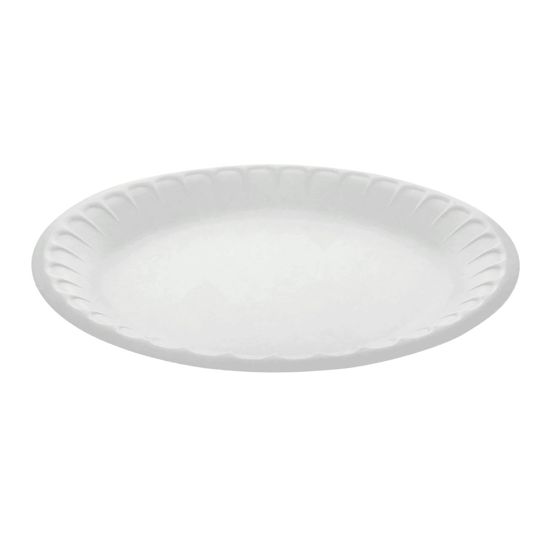 Victoria Bay Plate 9 IN Polystyrene Foam Round Retail 500/Case
