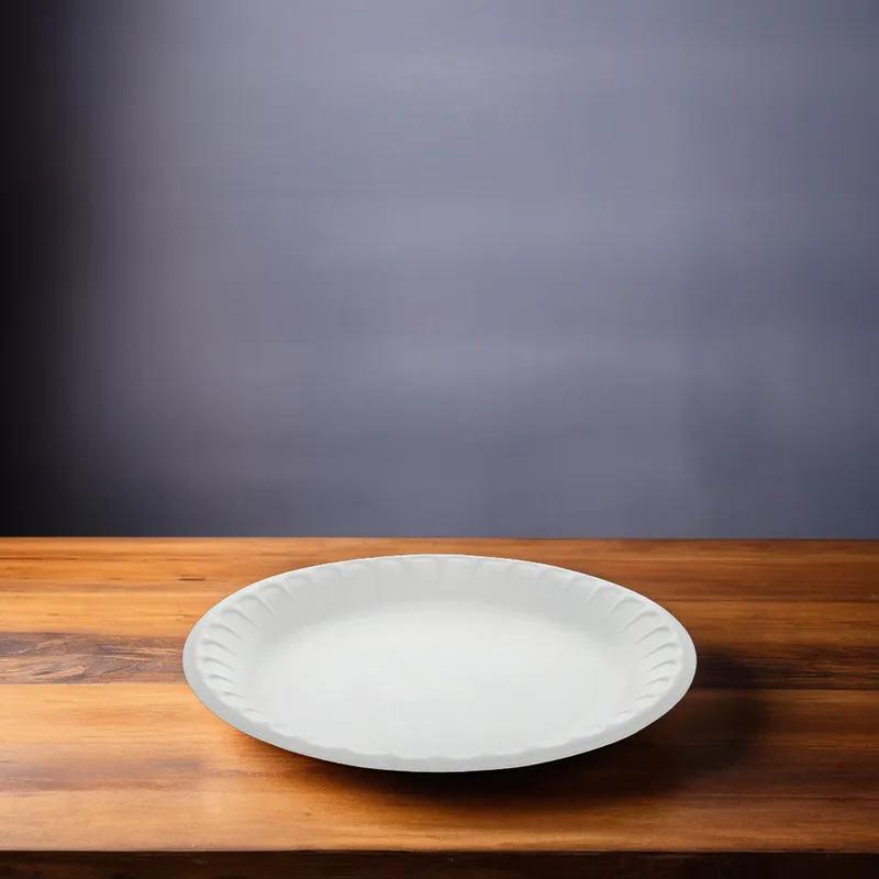 Victoria Bay Plate 9 IN Polystyrene Foam Round Retail 500/Case