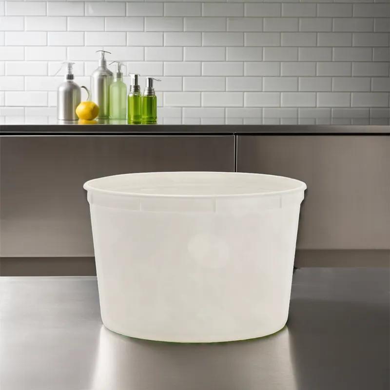 Bucket & Tub Base 64 OZ PET Translucent Round 240/Case