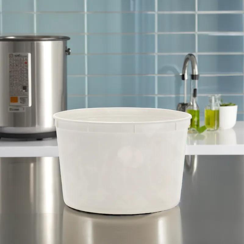 Bucket & Tub Base 64 OZ PET Translucent Round 240/Case