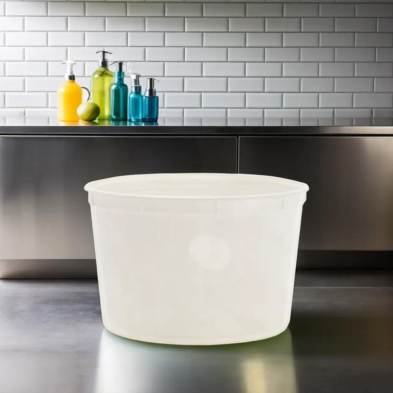 Bucket & Tub Base 64 OZ PET Translucent Round 240/Case