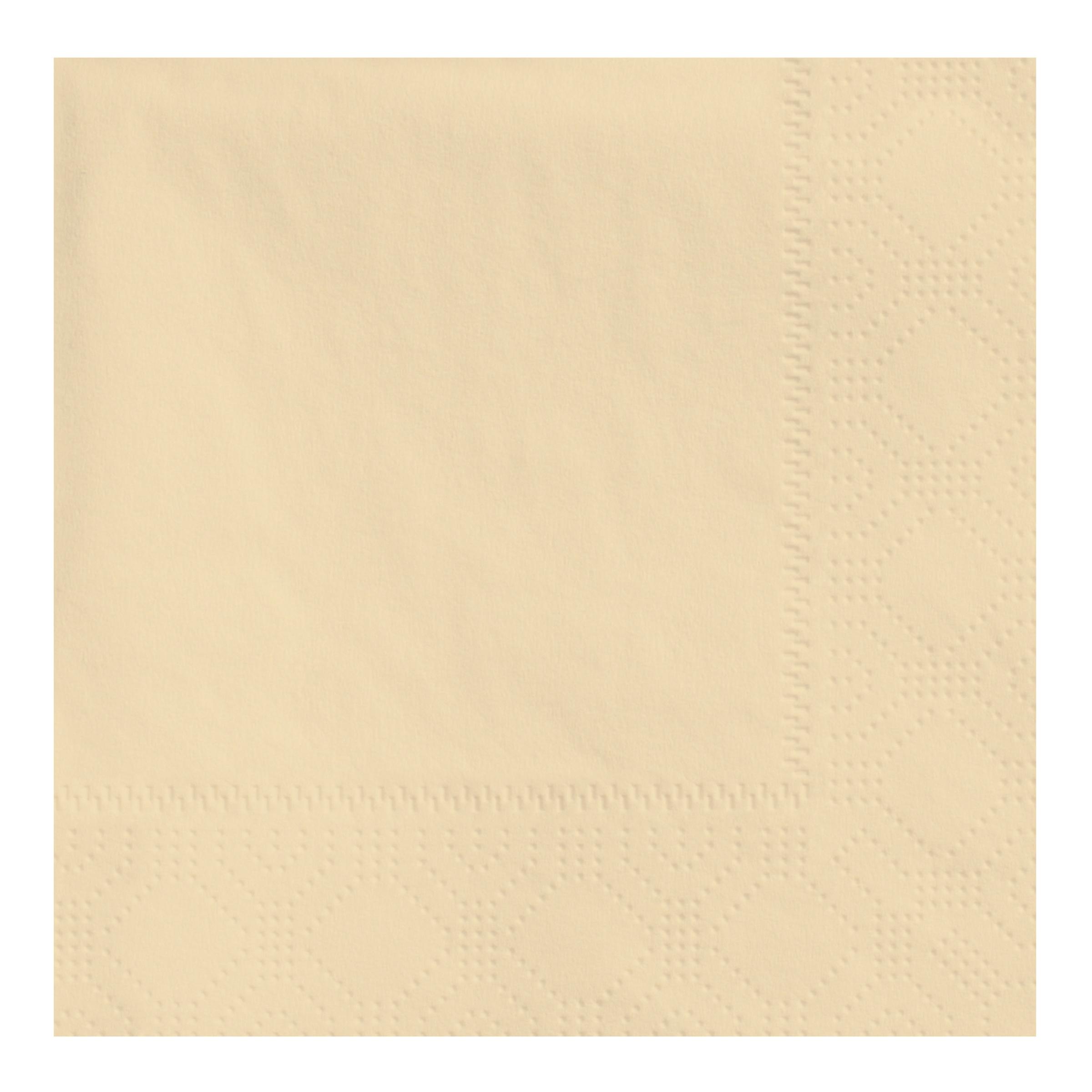 Beverage Napkins 10X10 IN Beige Paper 2PLY 1000/Case
