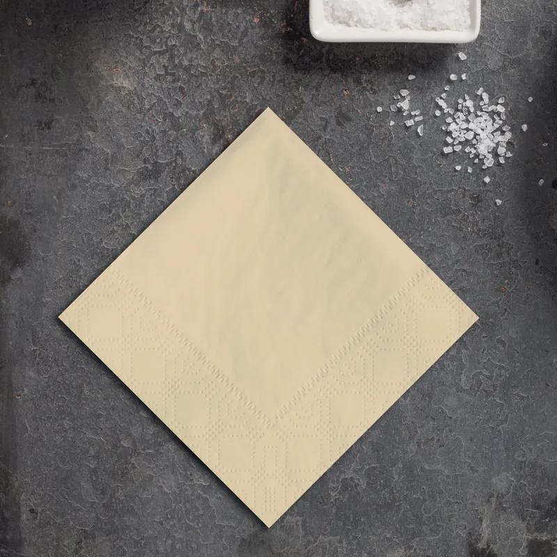 Beverage Napkins 10X10 IN Beige Paper 2PLY 1000/Case
