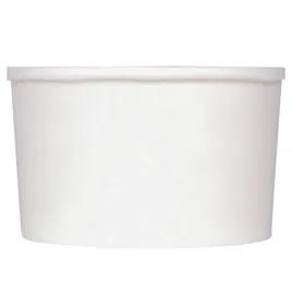 Karat® Food Container Base 5 OZ Double Wall Poly-Coated Paper White Round 1000/Case