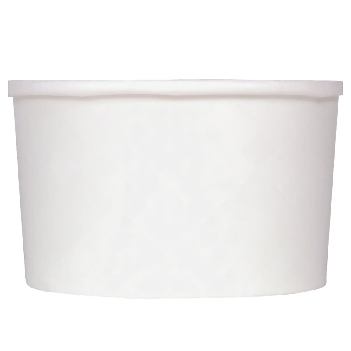 Karat® Food Container Base 5 OZ Double Wall Poly-Coated Paper White Round 1000/Case