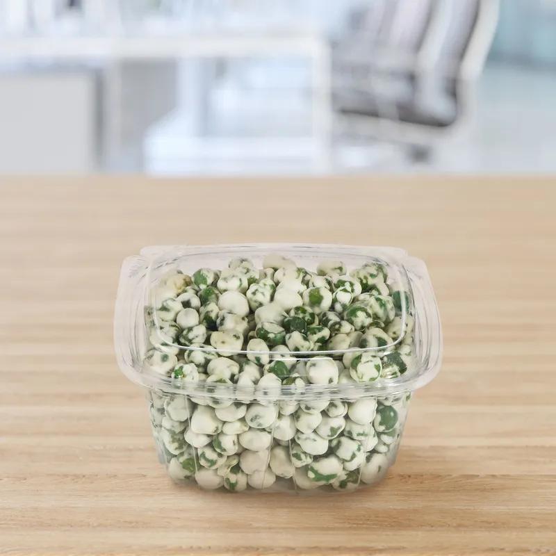 Dart® ClearPac® SafeSeal™ Cold Deli Container Hinged With Dome Lid 16 OZ PET Clear Rectangle 100 Count/Pack 2 Packs/Case