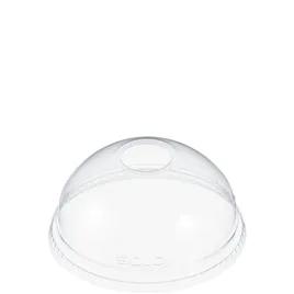 Dart® Lid Dome 3.993X1.849 IN PET Clear For Cold Cup With Hole Freezer Safe 100 Count/Pack 10 Packs/Case 1000 Count/Case