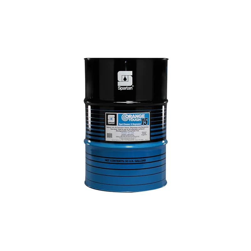 Orange Tough® 15 Orange Degreaser 55 GAL Multi Surface Alkaline RTU Industrial Strength 1/Drum