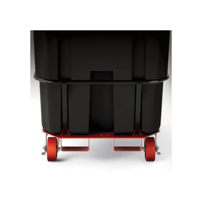 Utility Tilt Truck 85.87X41.28X49 IN 1.5 Cubic Yard Black Resin Heavy Duty 1/Case