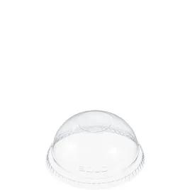 Dart® Lid Dome 3.243X1.48 IN PET Clear For 10 OZ Cold Cup No Hole Freezer Safe 100 Count/Pack 10 Packs/Case