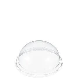 Dart® Lid Dome 3.778X1.745 IN PET Clear For 3.5-20 OZ Cold Cup No Hole Freezer Safe 100 Count/Pack 10 Packs/Case