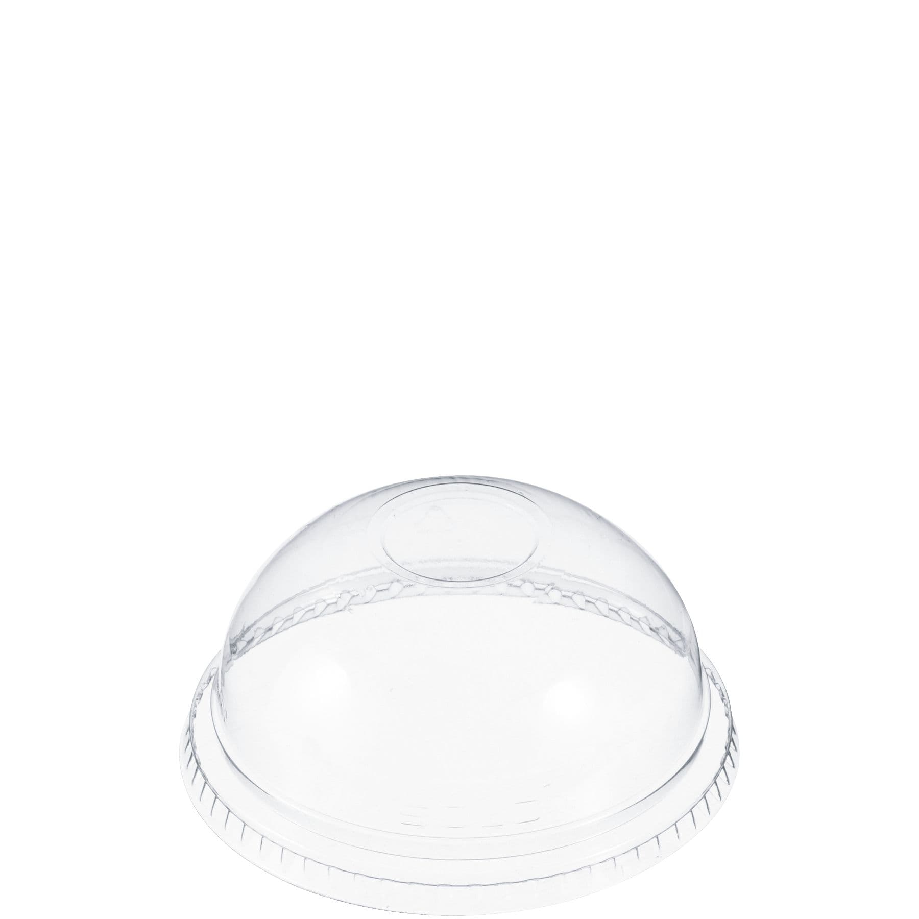 Dart® Lid Dome 3.778X1.745 IN PET Clear For 3.5-20 OZ Cold Cup No Hole Freezer Safe 100 Count/Pack 10 Packs/Case