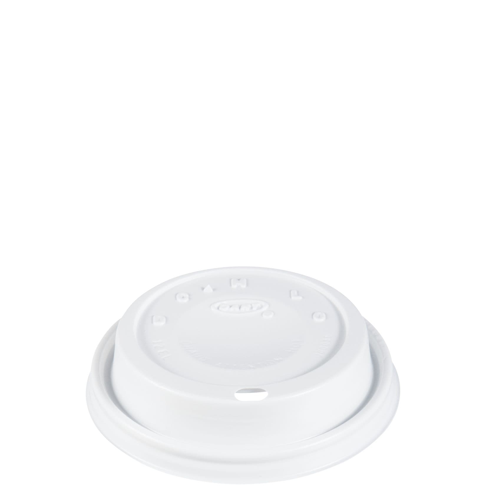 Dart® Lid Dome 3.6X0.9 IN HIPS White For 6-12 OZ Hot Cup Cappuccino Sip Through 100 Count/Pack 10 Packs/Case