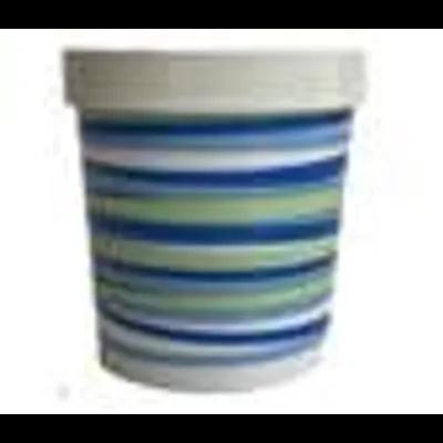 Victoria Bay Food Container Base 16 OZ Paperboard Multicolor Swirl Design Round 500/Case