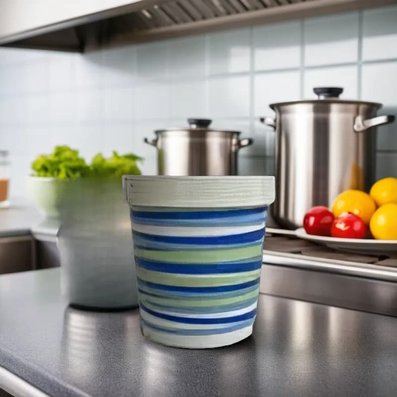 Victoria Bay Food Container Base 16 OZ Paperboard Multicolor Swirl Design Round 500/Case